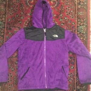 North face purple jacket